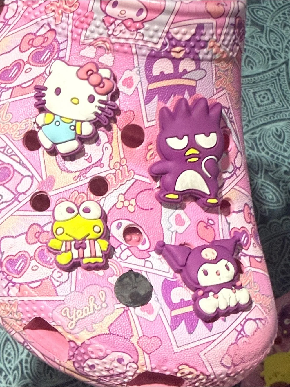 Sanrio Hello Kitty & Friends Pink Kids' Crocs with Jibbitz